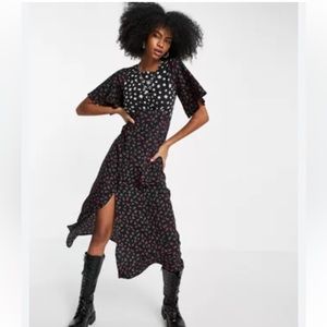 Violet Romance Asos design sleeve midi dress